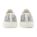 Walk’N’Dior Embroidered Canvas Low Grey sneakers heel view