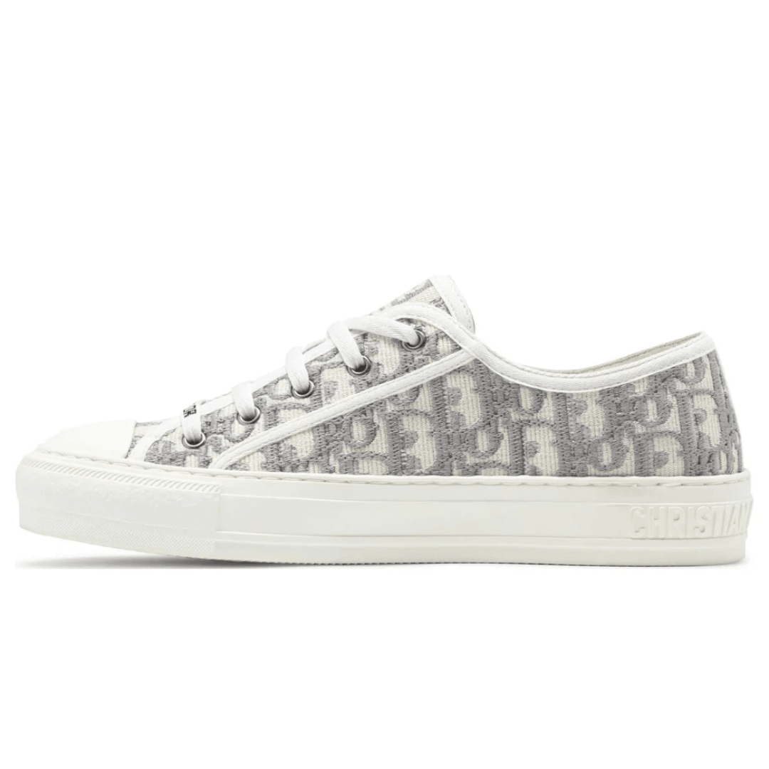 Walk'N'Dior Embroidered Canvas Low 'Grey'