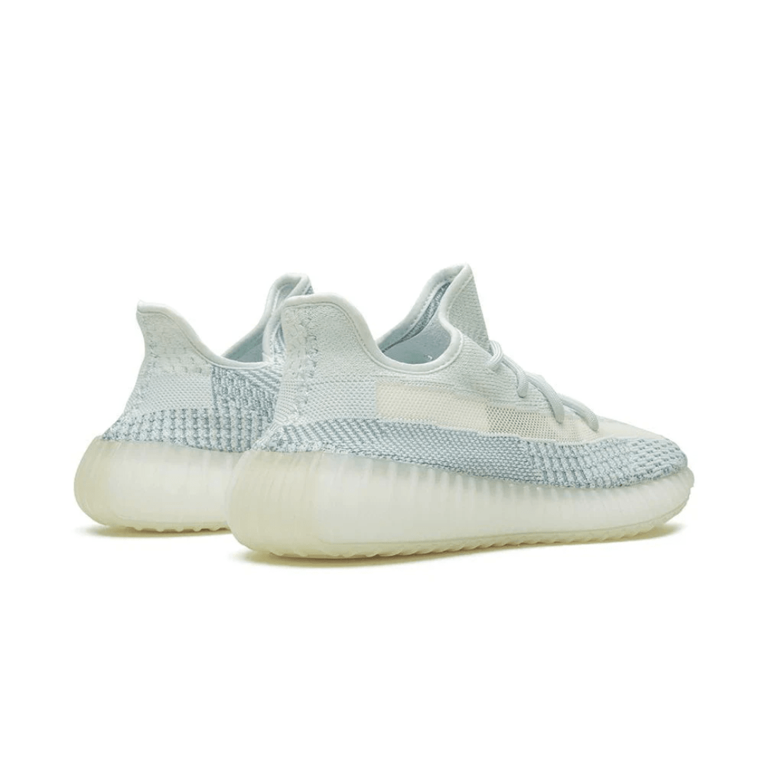 Yeezy Boost 350 V2 Cloud White sneakers upper detail