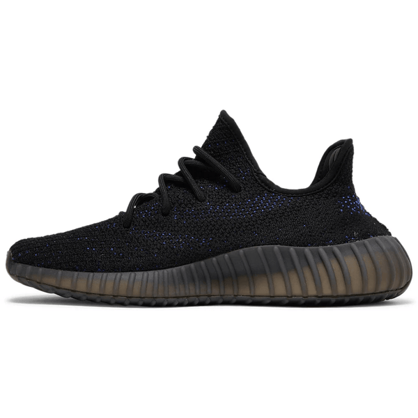 Yeezy Boost 350 V2 Dazzling Blue sneakers on feet Dubai