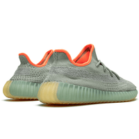 Yeezy Boost 350 V2 Desert Sage sneakers upper detail