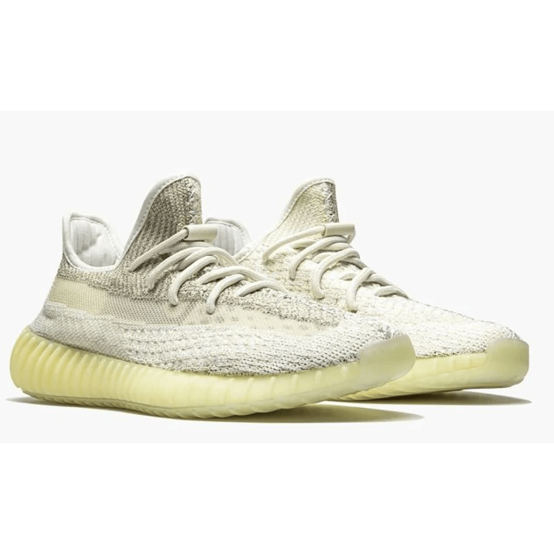 Yeezy Boost 350 V2 Natural sneakers upper detail