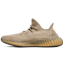 Yeezy Boost 350 V2 Sand Taupe sneakers on feet Dubai