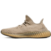 Yeezy Boost 350 V2 Sand Taupe sneakers on feet Dubai