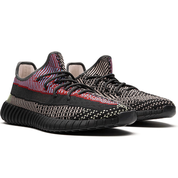 Yeezy Boost 350 V2 Yecheil sneakers on feet Dubai