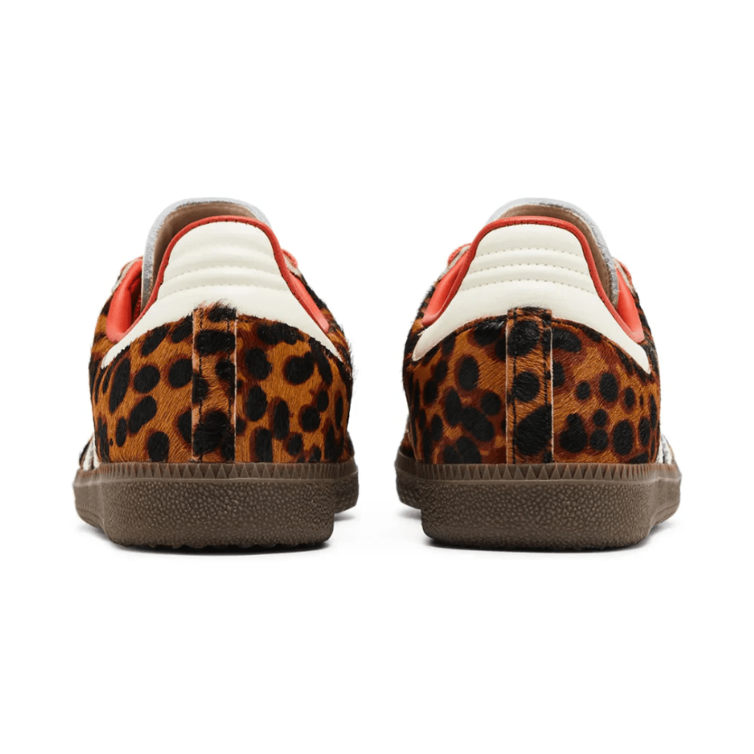adidas Samba OG Cheetah Pack Preloved Red sneakers heel view