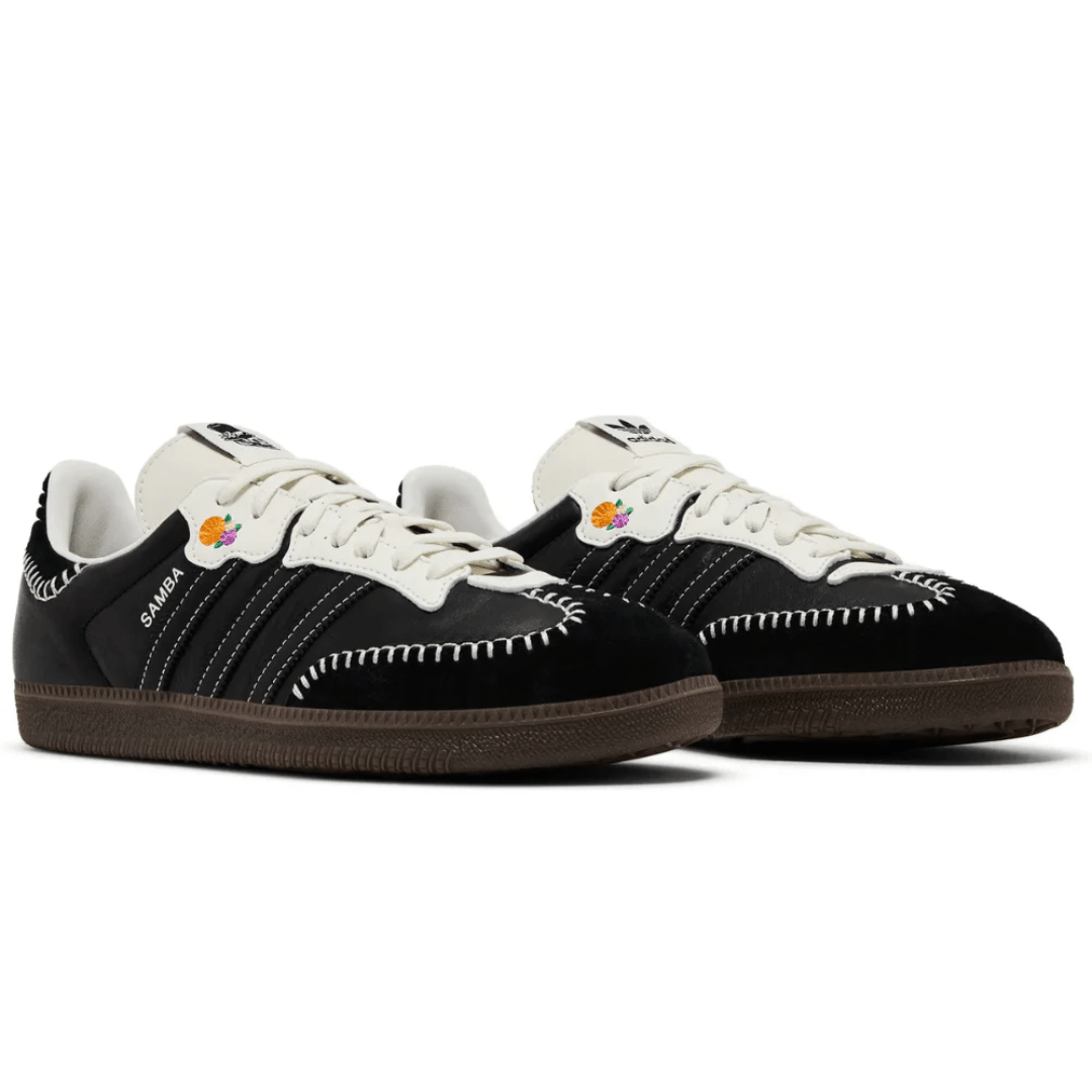 Samba OG Día de Muertos Pack Black sneakers upper detail