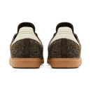 adidas Samba OG Tweed Pack Dark Brown sneakers heel view