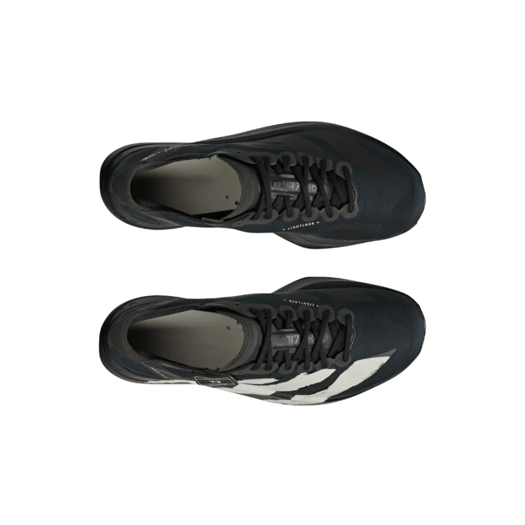 adidas Y-3 Adizero Adios Pro 4 Black Off White running shoes upper detail